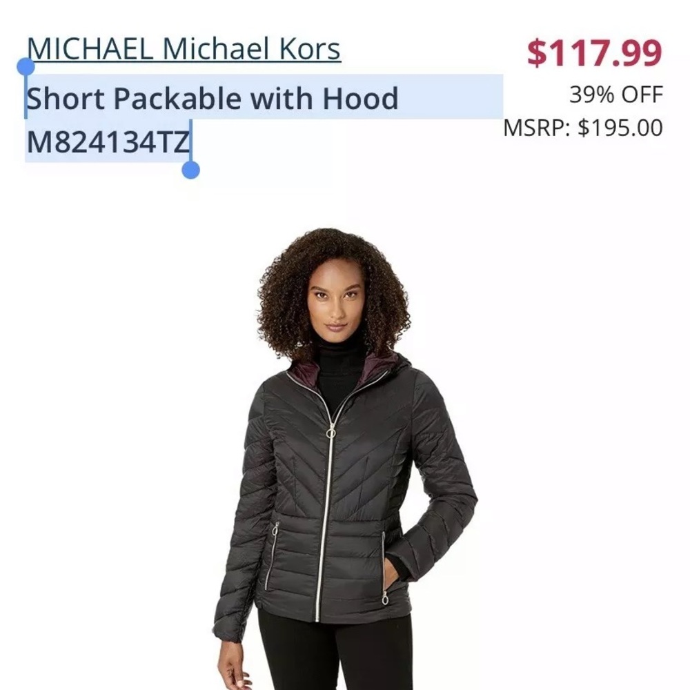 Michael Kors Jacket With Zipper Pocket